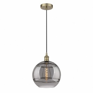 Rochester - 1 Light Cord Hung Mini Pendant In Industrial Style-13.38 Inches Tall and 12 Inches Wide - 1 of 1