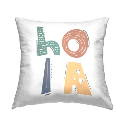 Stupell Industries Hola con Tipografía Divertida