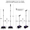 Broom and Dustpan Combo Set, 51" Long Handle Upright Broom with Self-Cleaning Dust Pan for Home and Kitchen - 2 of 4