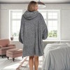 ADR Adult Wearable Blanket, Sweater Hoodie, Blanket with Sleeves for Men & Women Oversized Sweatshirt - 3 of 3