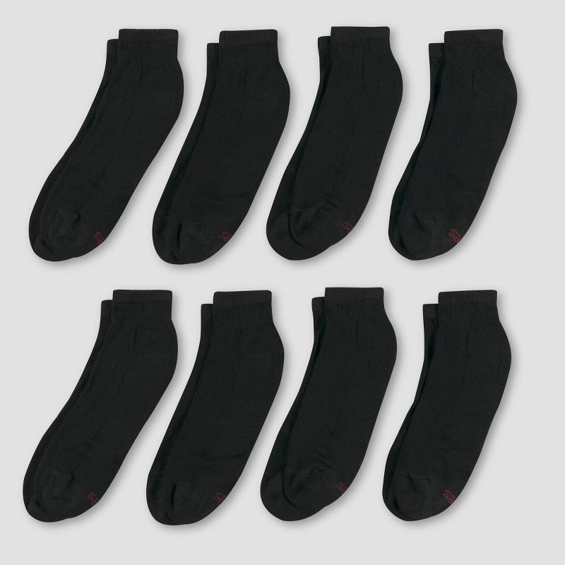 Hanes Men's 8pk Ankle Socks with FreshIQ - 6-12, 3 of 5