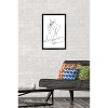 Trends International Woman - Continuous Line Drawing Framed Wall Poster Prints - 2 of 4