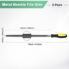 Unique Bargains Square Metal File High Carbon Steel Grip Handle Diamond Multipurpose Hand Files - 3 of 4