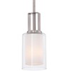 Minka Lavery Minka Parsons Studio 4 1/4" Wide Brushed Nickel and Glass Mini Pendant - 2 of 3