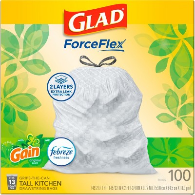 Glad Tall Kitchen Drawstring Trash Bags OdorShield - Thumbnail 3