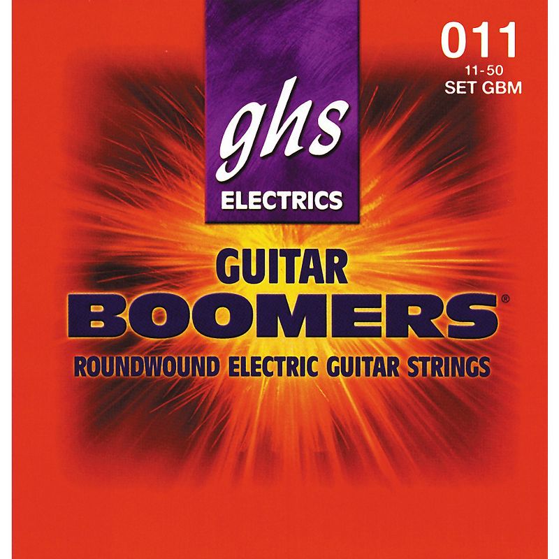 GHS GBM Boomers Medium Electric Guitar Strings, 2 of 3