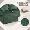 MOONMISS Chenille Modular Sectional Sofa, L-Shaped Cloud Couch with Chaise Lounge,No Installation - 3 of 4