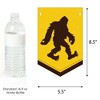 Big Dot of Happiness Sasquatch Crossing - Bigfoot Party or Birthday Party Bunting Banner - Party Decorations - Bigfoot Crossing - 2 of 4