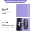 Kumasinova 4 Pcs ABS Luggage Set,Airline-Approved Spinner Suitcases with TSA Lock,Lightweight Carry-On&Chekced Luggage,16/20/24/28" - 2 of 4