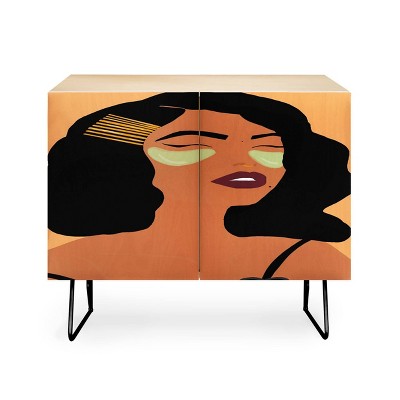 EELISE_NDRI Mean Greens Credenza - Deny Designs