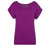 Women's Round Neckline Short Sleeve Top - LASCANA - 2 of 4
