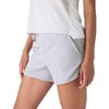 Future Planet Women's Nova Premium Performance Sport Athletic 4" High Waisted Active Gym Workout Running Shorts Grey - 4 of 4