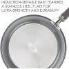 Rachael Ray 2-Piece Set Aluminum Skillet, 9.5 & 11.75, Gray Shimmer - 4 of 4
