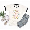Simply Sage Market Women's See The Good Floral Short Sleeve Ringer Tee - 2 of 2