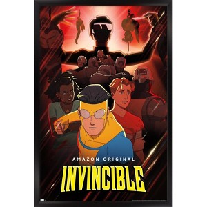 Trends International Invincible - Red One Sheet Framed Wall Poster Prints - 1 of 4