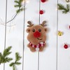 Unique Bargains Christmas Brooches Santa Claus Plush Red White 1 Pcs - 2 of 4