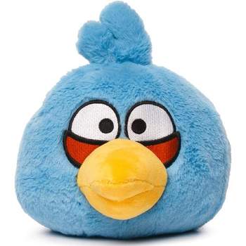 Mighty Mojo Angry Birds Collectible Plush Doll Blue Bird 8"