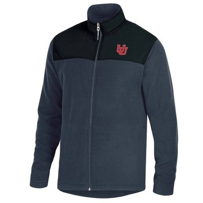 Ncaa Utah Utes Gray Fleece Full Zip Jacket : Target