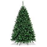 Costway 6ft Hinged Christmas Tree Douglas Full Fir Tree 1355 Tips