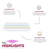 PAGED Modern Mattress Full Size Reversible Foam Mattress with Reversible Design for Bedroom - 3 of 4