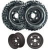 ATV/UTV Tire & Wheel Set (2 PCS) - 6PR All-Terrain Tires with 12" Steel Rims - 2 of 4