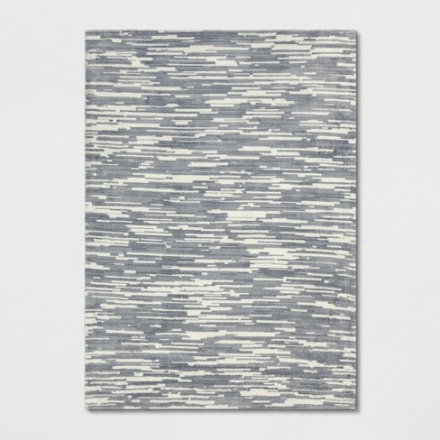 5'x7' Microplush Lines Area Rug Gray - Project 62™