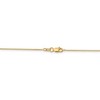 Black Bow Jewelry 0.8mm 14k Yellow Gold Solid Box Chain Lobster Clasp Necklace - 4 of 4