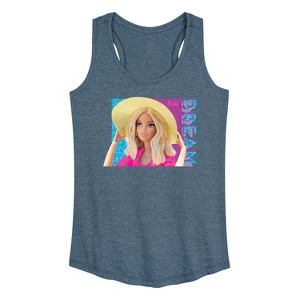 Women's - Barbie - Dreaming of Summer Graphic Racerback Tank - 1 of 4