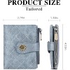 BEAFUP Women's Wallet,Slim RFID Blocking Bifold Wallet with Zipper Coin Pocket – PU Leather Compact Card Holder - 3 of 4