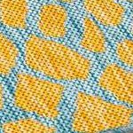 yellow and aqua