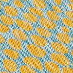 yellow and aqua