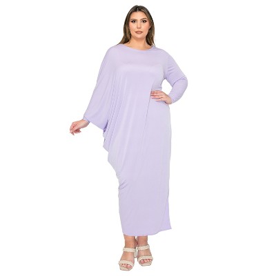 L I V D Women's Louella Asymmetrical Maxi Dress