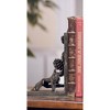 SPI Home Pinecone Bookends Pair – Rustic Metal Forest-Inspired Shelf Décor, 8" Tall Nature Motif Book Holder Set for Cabin or Lodge - 3 of 3
