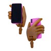 Cell Phone Accessory Hand for Figures Toy Company Ultimate 4.25 Inch Kid Figures [Black / Pink Phone] (Set of Three) - 2 of 4