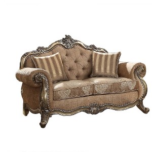 Acme Furniture Ragenardus Sofa Fabric Vintage Oak - 1 of 4