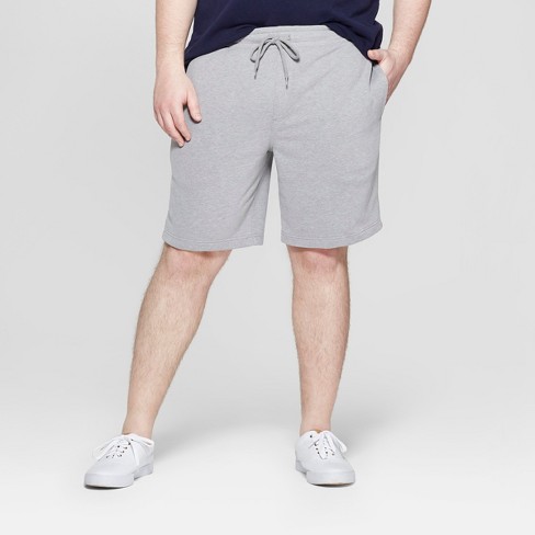 Men's Big & Tall 8.5 Regular Fit Ultra Soft Fleece Pull-On Shorts -  Goodfellow & Co™ Cement Gray 2XL
