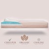 Modera Baby Organic Cotton Dual-Sided Premium Memory Foam Crib Mattress Firm for Infants & Cooling Gel For Toddlers - 52x27.5x5.5" - 2 of 4