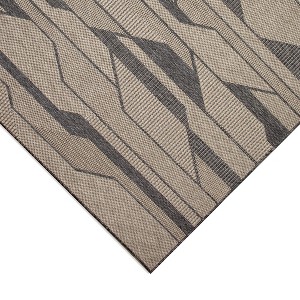 Liora Manne Monaco  Indoor/Outdoor Area Rug  Taupe.. - 1 of 4
