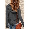 Women's 1/2 Zip Hooded Sweatshirt - Shewin - 2 of 3