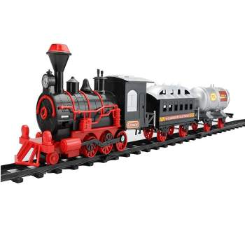 Northlight 13-Piece Battery Operated Lighted and Animated Christmas Express Train Set with Sound 9.25"