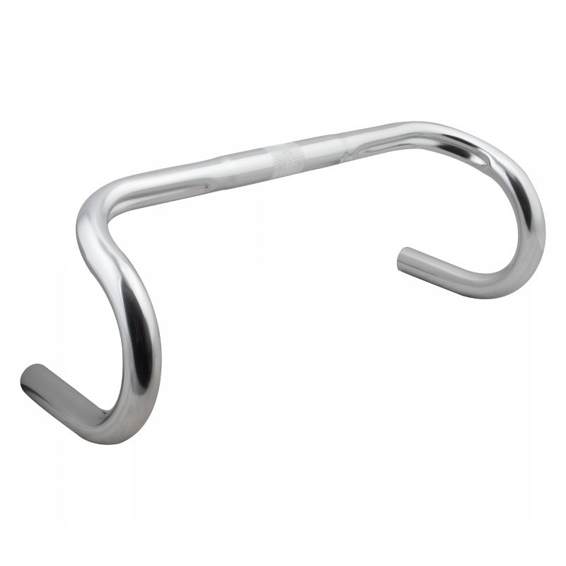 Pure Cycles Pure Fix Drop Bars Silver 25.4mm Clamp 400mm 138mm Silver Aluminum, 2 of 3