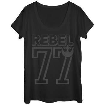 Women's Star Wars Rebel 77 Scoop Neck