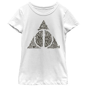 Girl's Harry Potter Deathly Hallows Secret T-Shirt - 1 of 4