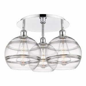 Rochester - 3 Light Flush Mount In Industrial Style-12.63 Inches Tall and 21.75 Inches Wide - 1 of 1