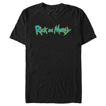 Men's Rick And Morty Classic Electrical Buzz Logo T-Shirt