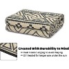Outdoor Rugs Waterproof, Portable Lightweight Plastic Straw Camping Geometric Reversible Indoor Outdoor Floor Mat for RV Porch Deck Balcony Beach - 4 of 4
