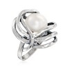 Ross-Simons 12-12.5mm Cultured Pearl Openwork Ring in Sterling Silver - 3 of 4