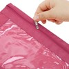 Unique Bargains Pencil Case for 3 Ring Binder Smooth Zipper Transparent Window for Folders - 3 of 4