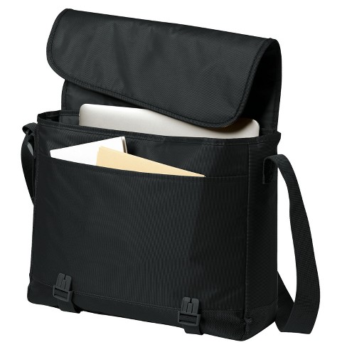 Lenovo Carrying Case (Messenger) for 15.6 Notebook - Black - Water  Resistant - Nylon - Polyester Exterior Material - Shoulder Strap, Handle