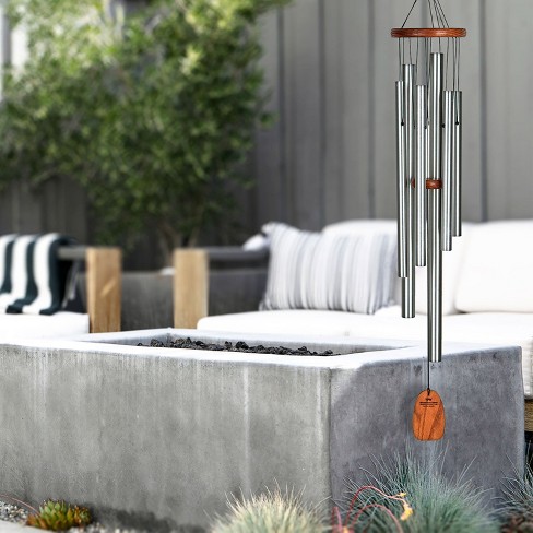 Woodstock Chimes Signature Collection, Woodstock Adagio Chime, 33'' Spanish Garden Silver Wind Chime ADSG - image 1 of 4